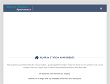 Tablet Screenshot of murraystationapartments.com